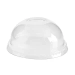 capac bombat transparent cu gaură pentru pahare plastic 95 mm