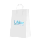 sacosa din hartie cu maner personalizata Lifeline