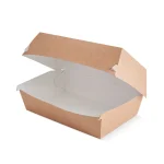 cutie meniu burger din carton natur