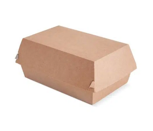Cutii Cutii takeaway pentru meniu burger, din carton natur