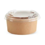 bol salata natur cu capac transparent