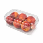 Caserolă transparentă pentru fructe și legume cu capac atașat, cu nectarine