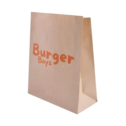 Ambalaj hârtie personalizat Burger Boys vedere laterală
