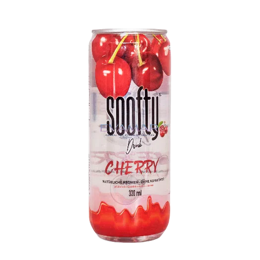 Apa cu arome Apă cu aromă de cireșe, Soofty Cheery, 330 ml