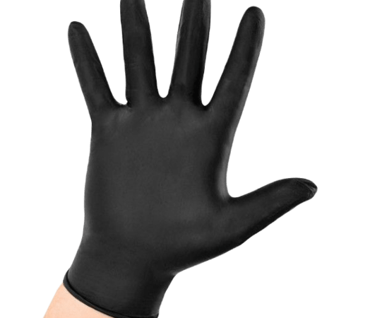 Evamar Clean Mănuși de unică folosință din nitril, negre
