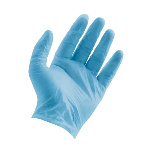 Mănuși vinil albastre de unică folosință pentru protecție și igienă
