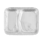 caserolă din aluminiu cu 2 compartimente 680, vedere de sus