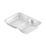 caserolă din aluminiu cu 2 compartimente 680 pentru transport alimente