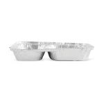 caserolă din aluminiu cu 2 compartimente 680, vedere laterală