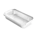 Caserolă aluminiu 500 grame 100L perspectivă laterală