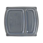 caserola de 2 compartimente cu capac inalt