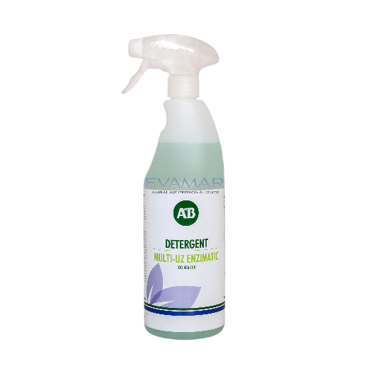 Evamar Clean AB Detergent multi uz enzimatic ECO, cu pulverizator, 750 ml