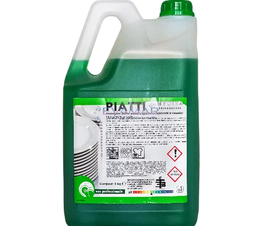 Detergenti si solutii de curatare Detergent lichid pentru spălarea manuală a vaselor, PIATTI, 5 litri