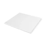 Platformă tort dreptunghiulară argintie din carton premium – vedere laterală