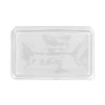 Caserolă plastic transparentă pentru baclava – vedere de sus