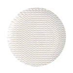 Tavita tort alba cu dungi aurii