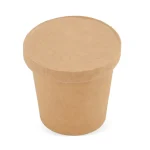sosiere carton natur kraft cu capac biodegradabile