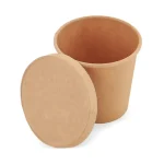 sosiere carton natur cu capac deschise pentru sosuri