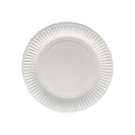 farfurie alba din carton