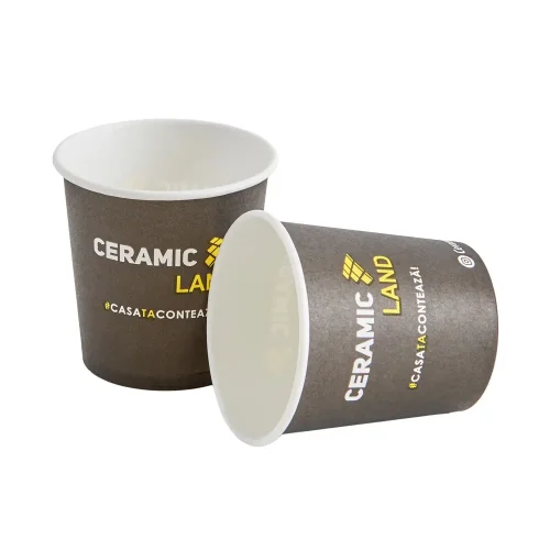 Pahar carton personalizat Ceramic Land branding corporate
