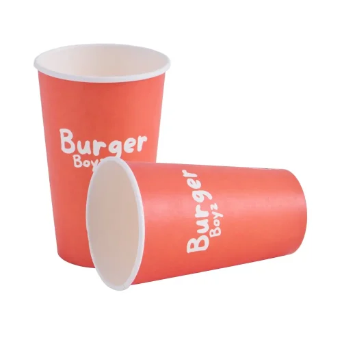 Pahar din carton personalizat Burger Boys, branding fast food