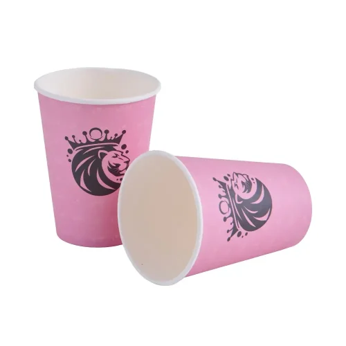 Pahare din carton personalizate Royal Bubble cu design premium