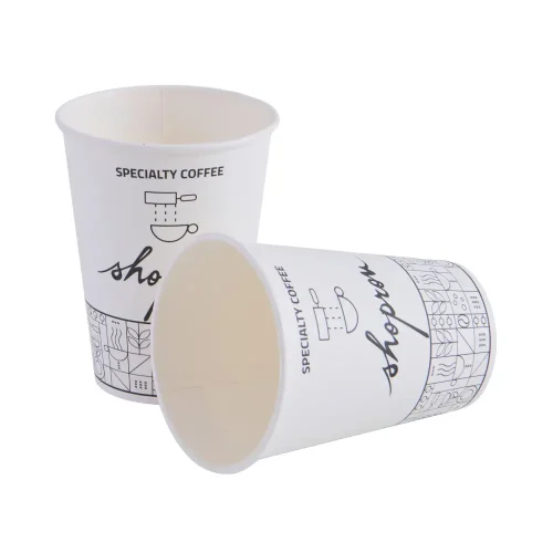 Pahare din carton personalizate Shopron pentru specialty coffee