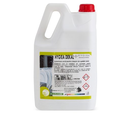 Detergenti si solutii de curatare Detartrant pentru mașina de spălat vase, DEKAL, 5 litri