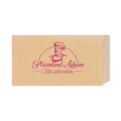 Colțar din hârtie personalizat Plăcintarul Adysim pentru produse de patiserie