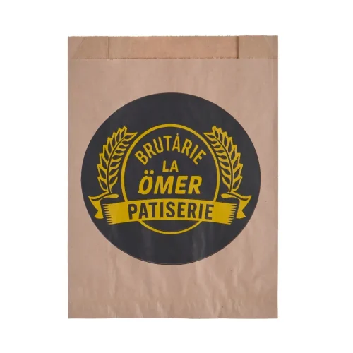 punga din hartie natur personalizata Brutărie la Ömer patiserie