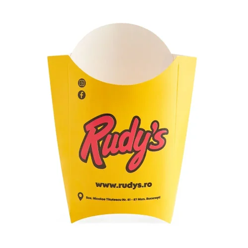 cutii cartofi prajiti personalizate Rudy's
