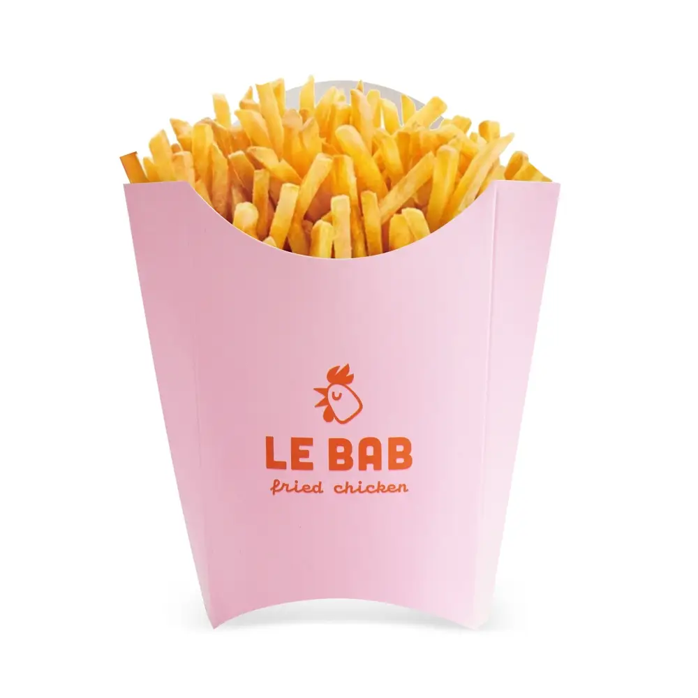 cutii pentru cartofi prajiti personalizate Le Bab cutii pentru cartofi prajiti personalizate Le Bab