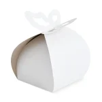 cutie fluture alb pentru prăjituri