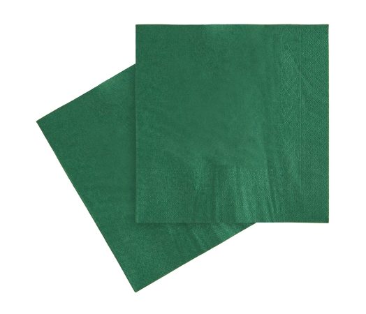 Servetele de masa Șervețele hârtie, 33×33 cm, verzi, 250 bucăți/set
