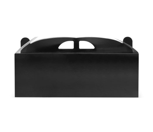 Ambalaje cofetarie, patiserie Cutii cozonac din carton laminat, negre, 33 x 11 x 12 cm
