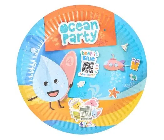 Accesorii & ALTELE Farfurii din carton Ocean Party 4Kids