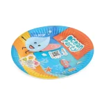 farfurie carton tematică Ocean Party – vedere laterală, 23 cm