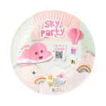 farfurii carton Sky Party petreceri copii 23 cm