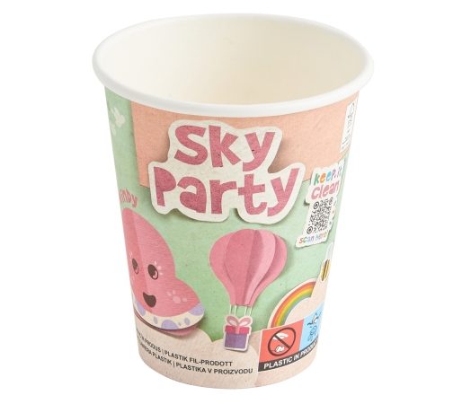 Accesorii & ALTELE Pahare din carton Sky Party 4Kids
