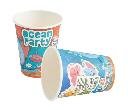 Accesorii & ALTELE Pahare din carton Ocean Party 4Kids