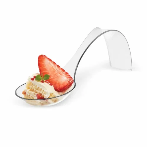 Linguriță desert Paris cu cheesecake și căpșună pentru servire premium