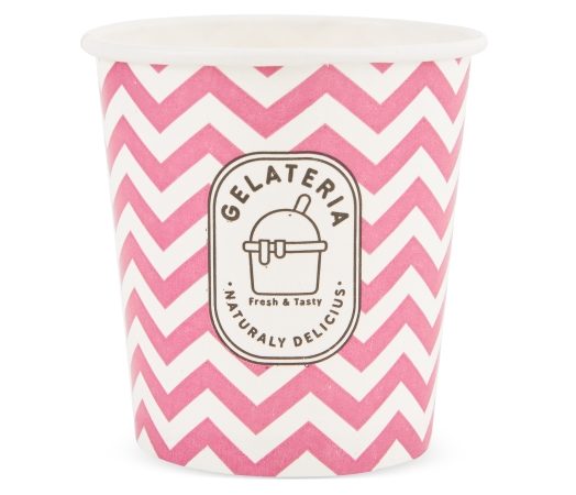Ambalaje cofetarie, patiserie Cupe desert/înghețată, roz, 12 oz, din carton