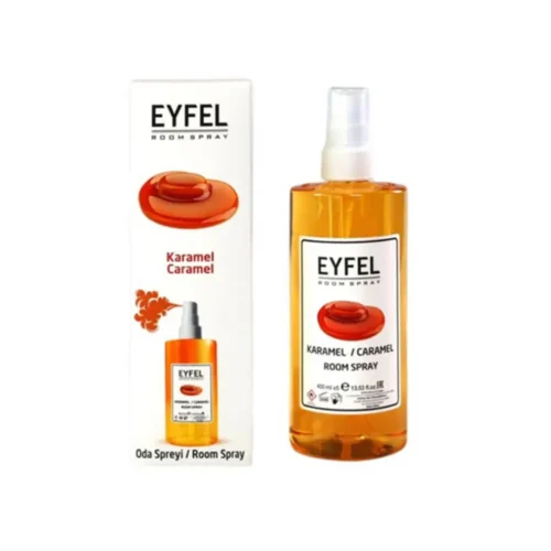 Spray odorizant cameră Eyfel Caramel 500ml – aromă intensă de caramel, ideal pentru HoReCa