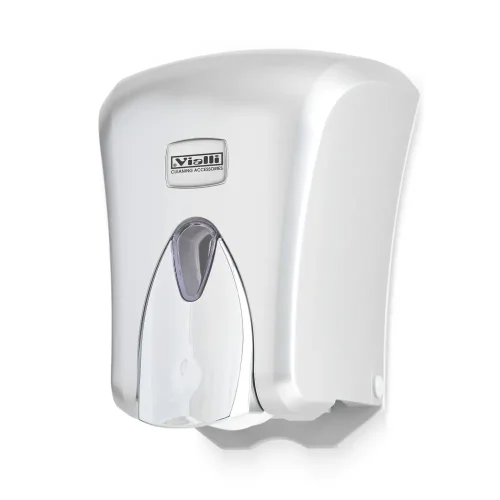 dozator sapun spuma 1000 ml alb montaj perete dispenser horeca