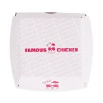 cutie burger din carton personalizata Famous Chicken