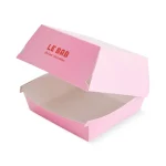 cutie burger din carton personalizata Le Bab