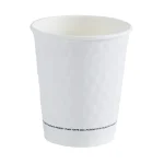 pahar carton alb bubble 8 oz perete dublu