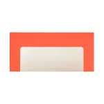 Cutie din carton roșu cu fereastră pentru cozonac și prăjituri