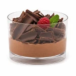 Cupa desert Zero cu mousse de ciocolată și decor premium