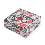 cutie meniu graffiti urban închisă – ambalaj takeaway carton alimentar